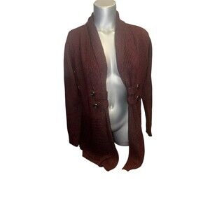 AB Studio sweater open front cardigan xs